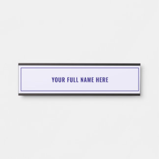Design Your Name Door Sign Example Choose Colours