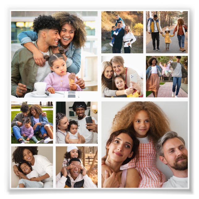 Design Your Own 10 Photo Collage (Front)