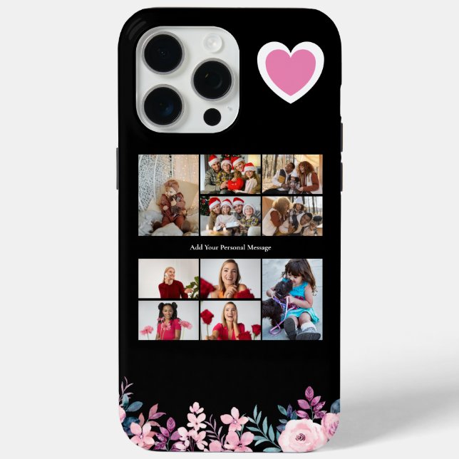 Design Your Own 10 Photo Collage Case-Mate iPhone Case (Back)