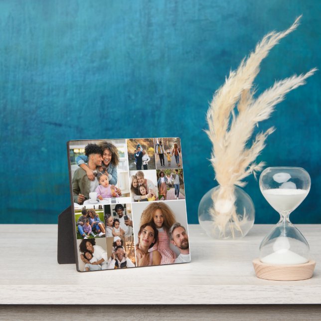 Design Your Own 10 Photo Collage Plaque (Insitu)