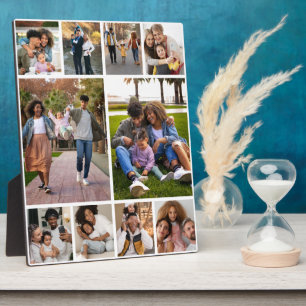 Design Your Own 10 Photo Collage Plaque