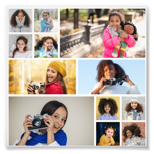 Design Your Own 12 Photo Collage (Front)