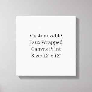 Design Your Own 12" x 12" Canvas Print