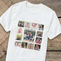 Design Your Own 13 Photo Collage Family Name Text