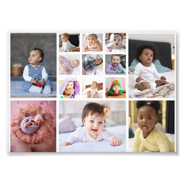 Design Your Own 14 Photo Collage (Front)