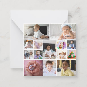 Design Your Own 14 Photo Collage Card
