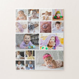 Design Your Own 15 Photo Collage Jigsaw Puzzle