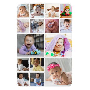 Design Your Own 15 Photo Collage Magnet
