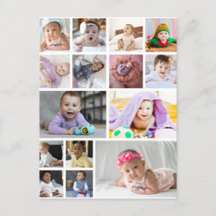 Design Your Own 15 Photo Collage  Postcard