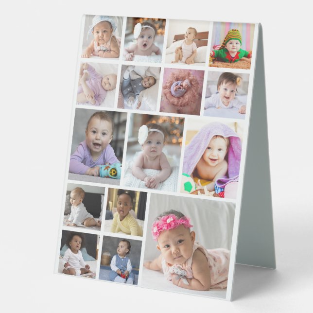 Design Your Own 16 Photo Collage  (Front)