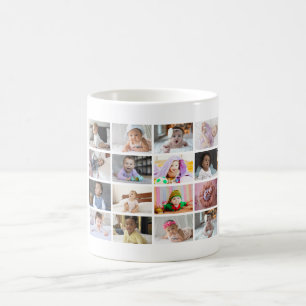 Design Your Own 16 Photo Collage  Coffee Mug