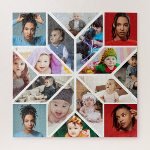 Design Your Own 16 Photo Collage Jigsaw Puzzle