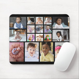 Design Your Own 17 Photo Collage  Mouse Pad