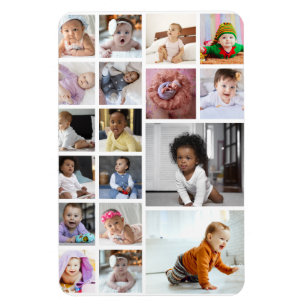 Design Your Own 18 Photo Collage  Magnet