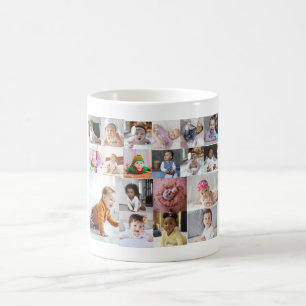 Design Your Own 19 Photo Collage  Coffee Mug