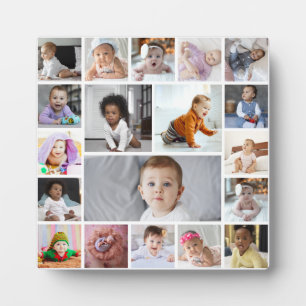 Design Your Own 19 Photo Collage Plaque