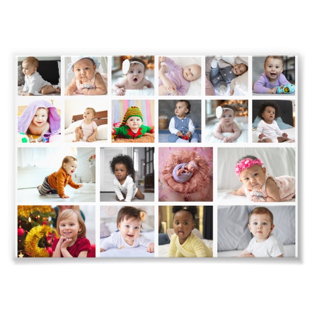 Design Your Own 20 Photo Collage  (Front)