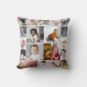 Design Your Own 20 Photo Collage Cushion
