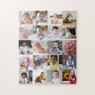Design Your Own 20 Photo Collage  Jigsaw Puzzle
