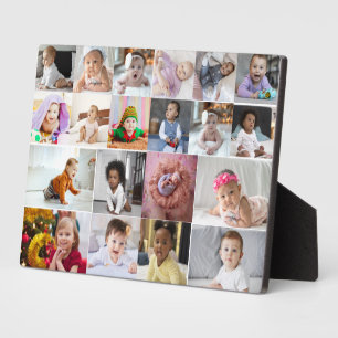 Design Your Own 20 Photo Collage Plaque