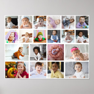 Design Your Own 20 Photo Collage  Poster