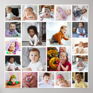 Design Your Own 20 Photo Collage Poster
