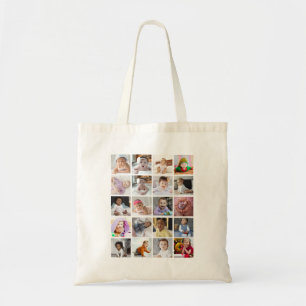 Design Your Own 20 Photo Collage Tote Bag