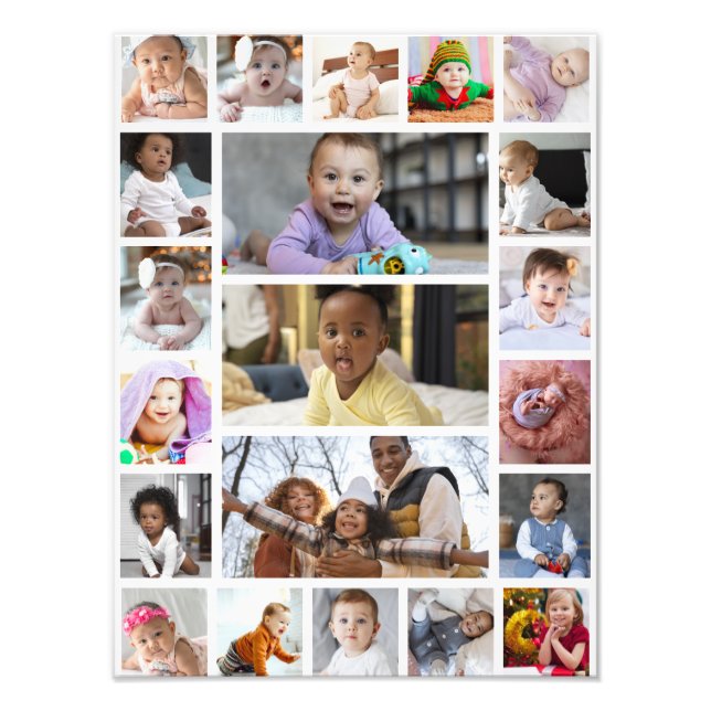 Design Your Own 21 Photo Collage (Front)