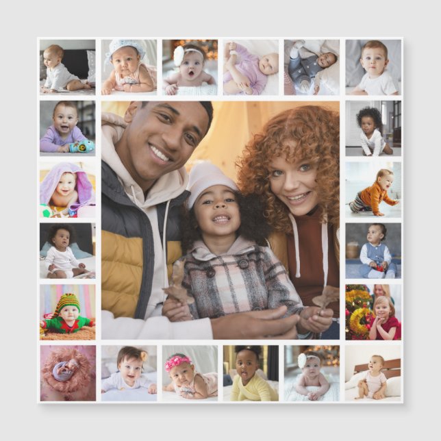 Design Your Own 21 Photo Collage (Front)