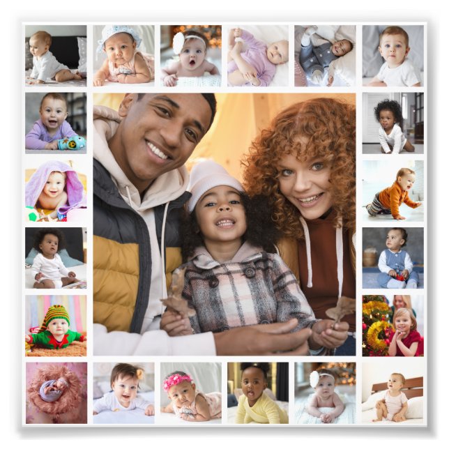 Design Your Own 21 Photo Collage (Front)