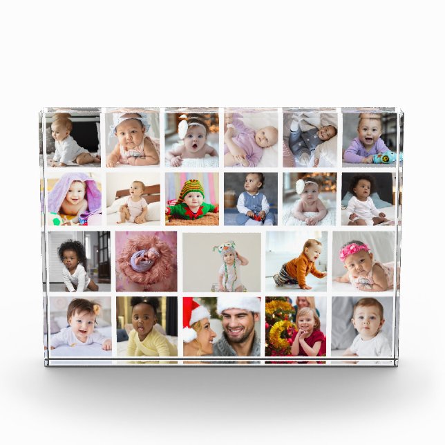 Design Your Own 22 Photo Collage Block (Front)