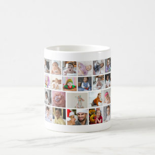 Design Your Own 22 Photo Collage Coffee Mug