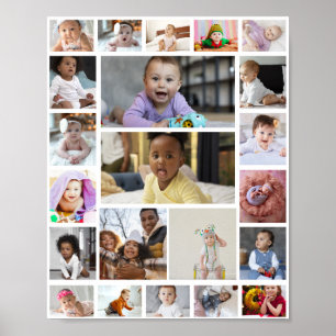 Design Your Own 22 Photo Collage Poster