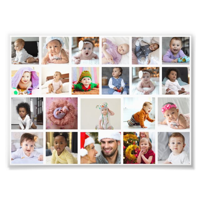 Design Your Own 22 Photo Collage Print (Front)
