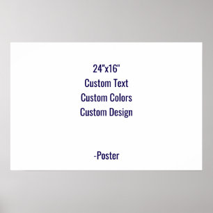 Design Your Own 24"x16" Matte Poster