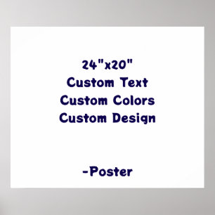 Design Your Own 24"x20" Matte Poster