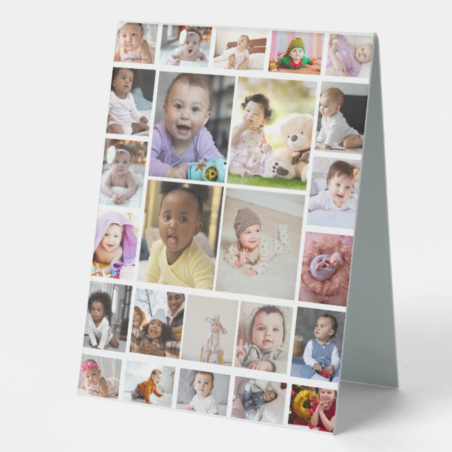 Design Your Own 25 Photo Collage Poster (Front)