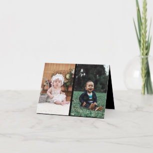 Design Your Own 2 Photo Collage Announcement