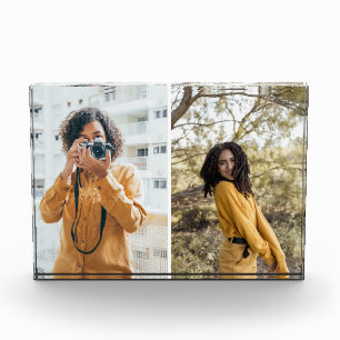 Design Your Own 2 Photo Collage Block