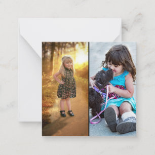 Design Your Own 2 Photo Collage Card