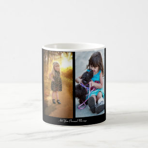 Design Your Own 2 Photo Collage Coffee Mug