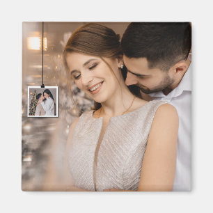 Design Your Own 2 Photo Collage Magnet