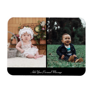 Design Your Own 2 Photo Collage Magnet