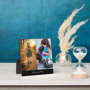 Design Your Own 2 Photo Collage Plaque