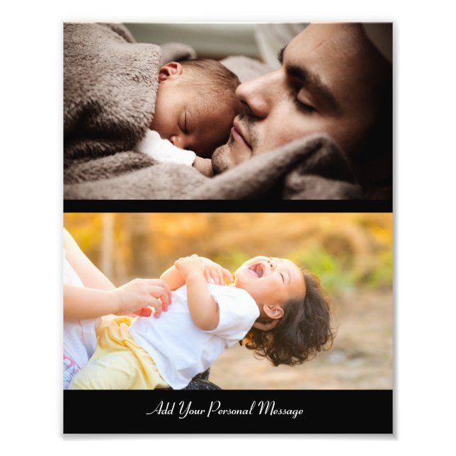 Design Your Own 2 Photo Collage Print (Front)