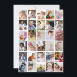 Design Your Own 30 Photo Collage<br><div class="desc">Customise your photography. You can make this custom product for special occasions like weddings,  birthdays,  Christmas,  Holidays,  Memorials,  Graduation,  Anniversaries and more. It can also be given as a gift to your best friend,  close friend,  family,  and relatives.</div>