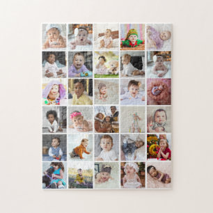Design Your Own 30 Photo Collage Jigsaw Puzzle