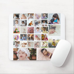 Design Your Own 30 Photo Collage Mouse Pad