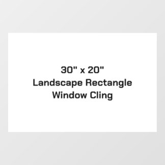 Design Your Own 30" x 20" Landscape Rectangle