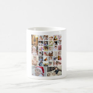 Design Your Own 35 Photo Collage Coffee Mug